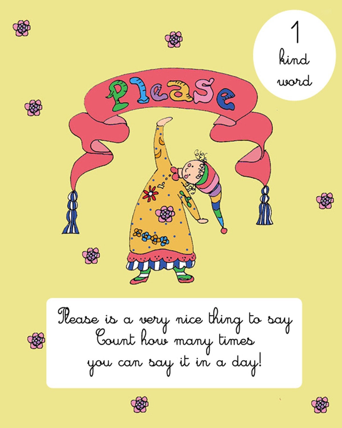 Children's Book "Be Kind Be Sweet Be Nice to Everyone You Meet" book by Tricia Lowenfield
