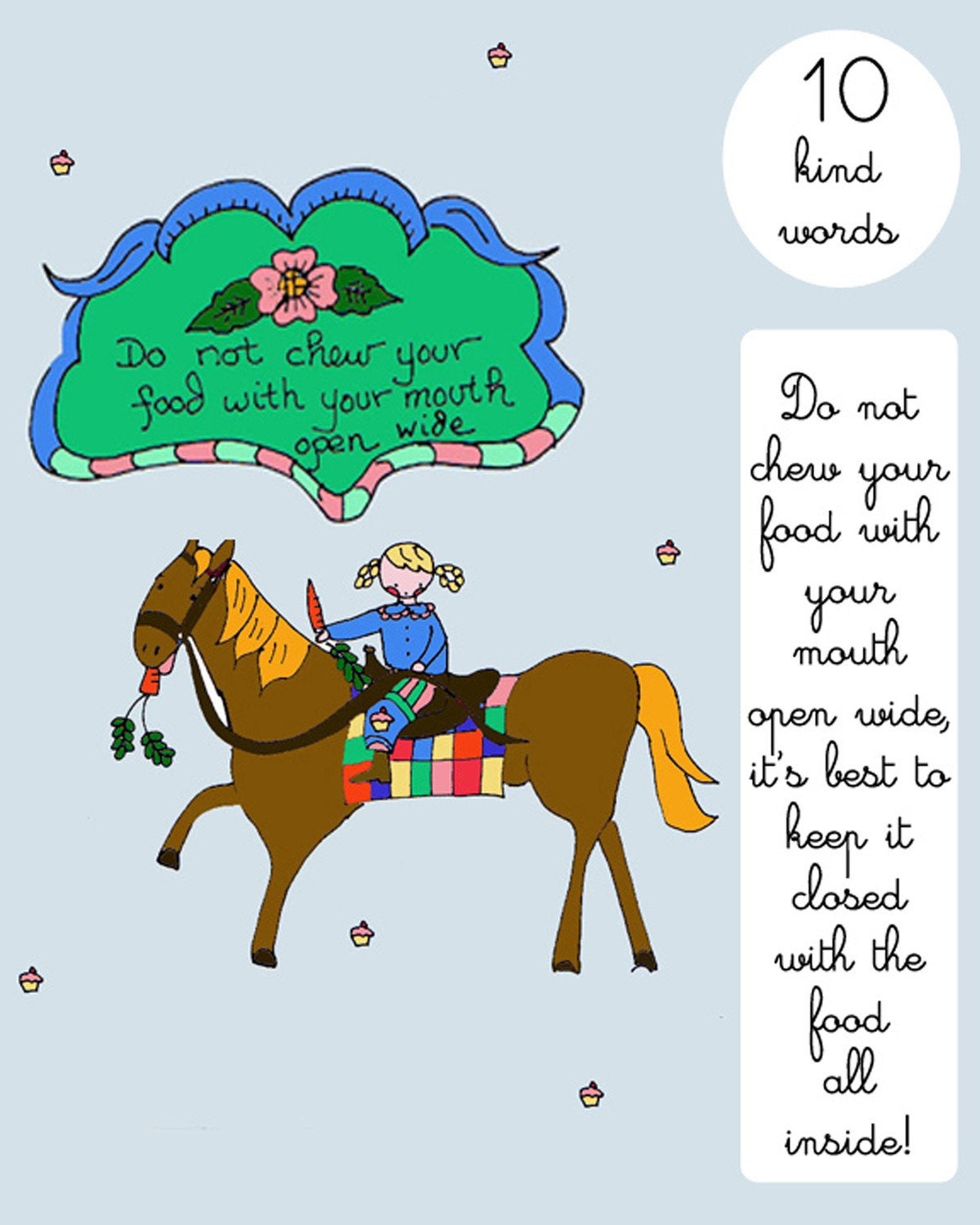 Children's Book "Be Kind Be Sweet Be Nice to Everyone You Meet" book by Tricia Lowenfield