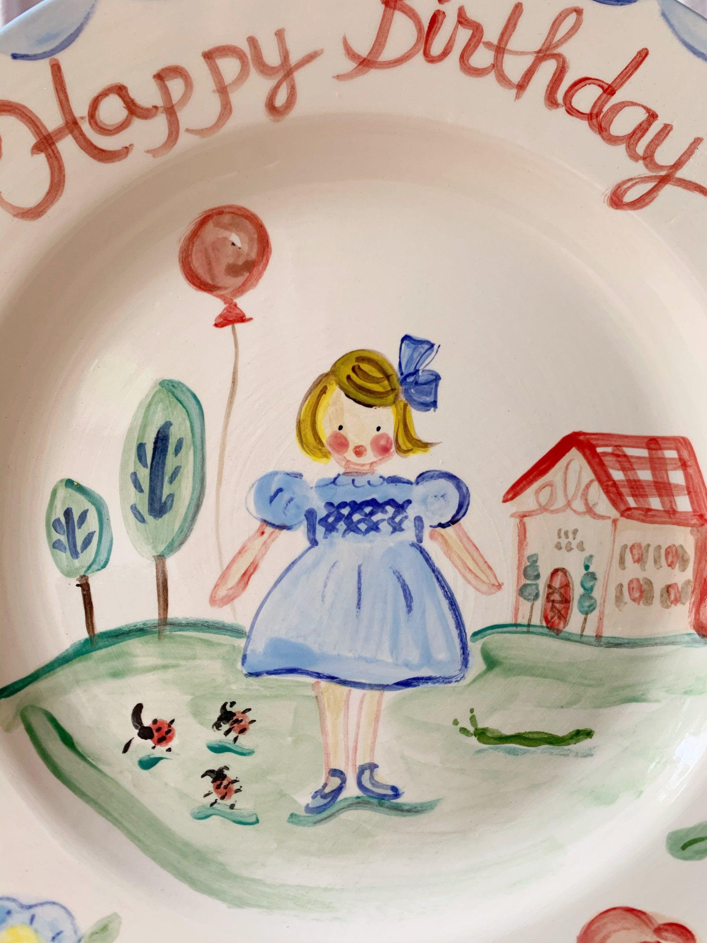 Camilla Birthday Plate from Tricia Lowenfield Shop
