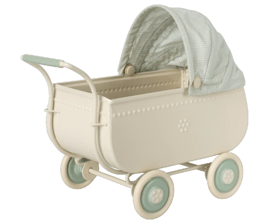 Maileg Blue Pram