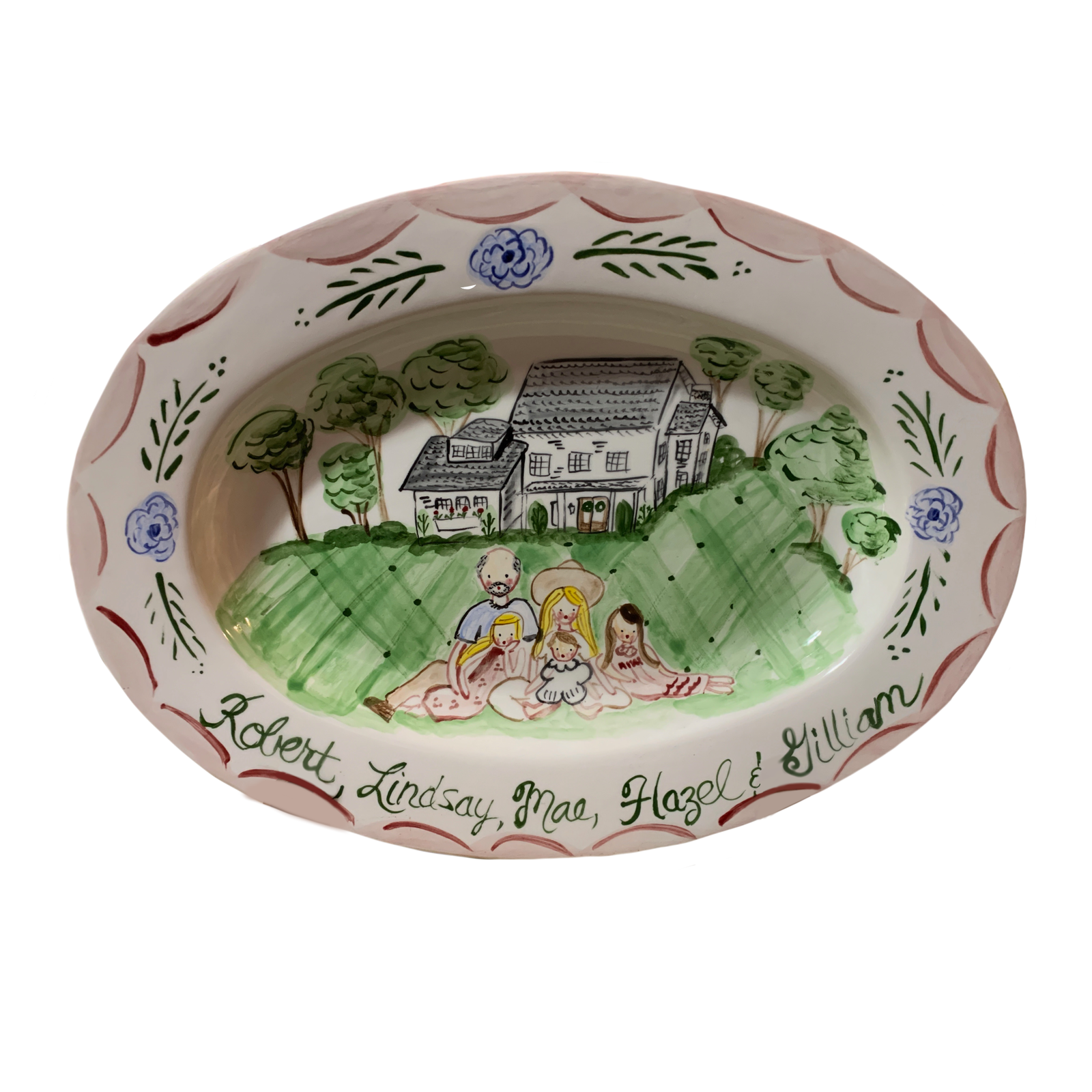 Personalized Family and Home Platter