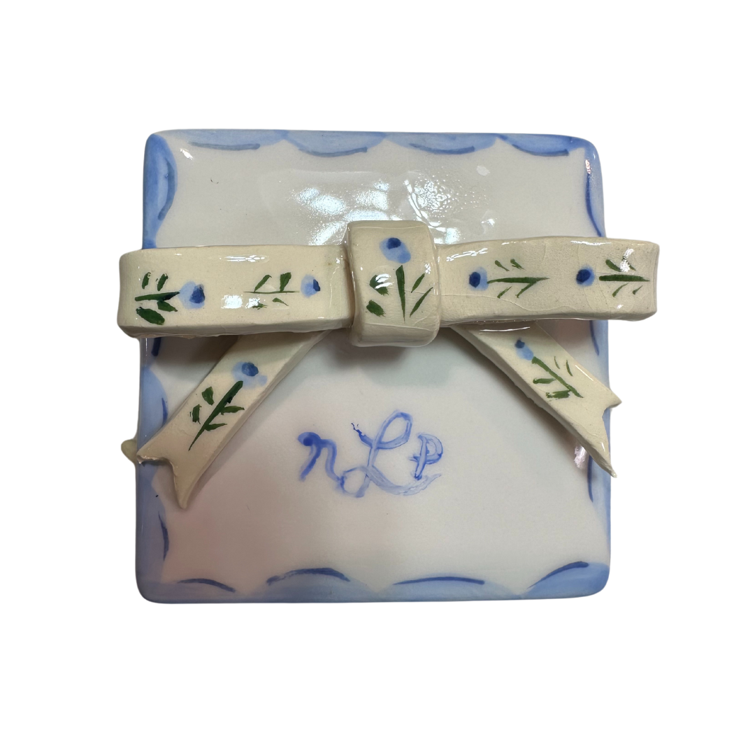 Small Trinket Box - Bow - Premium  from Tricia Lowenfield Design 