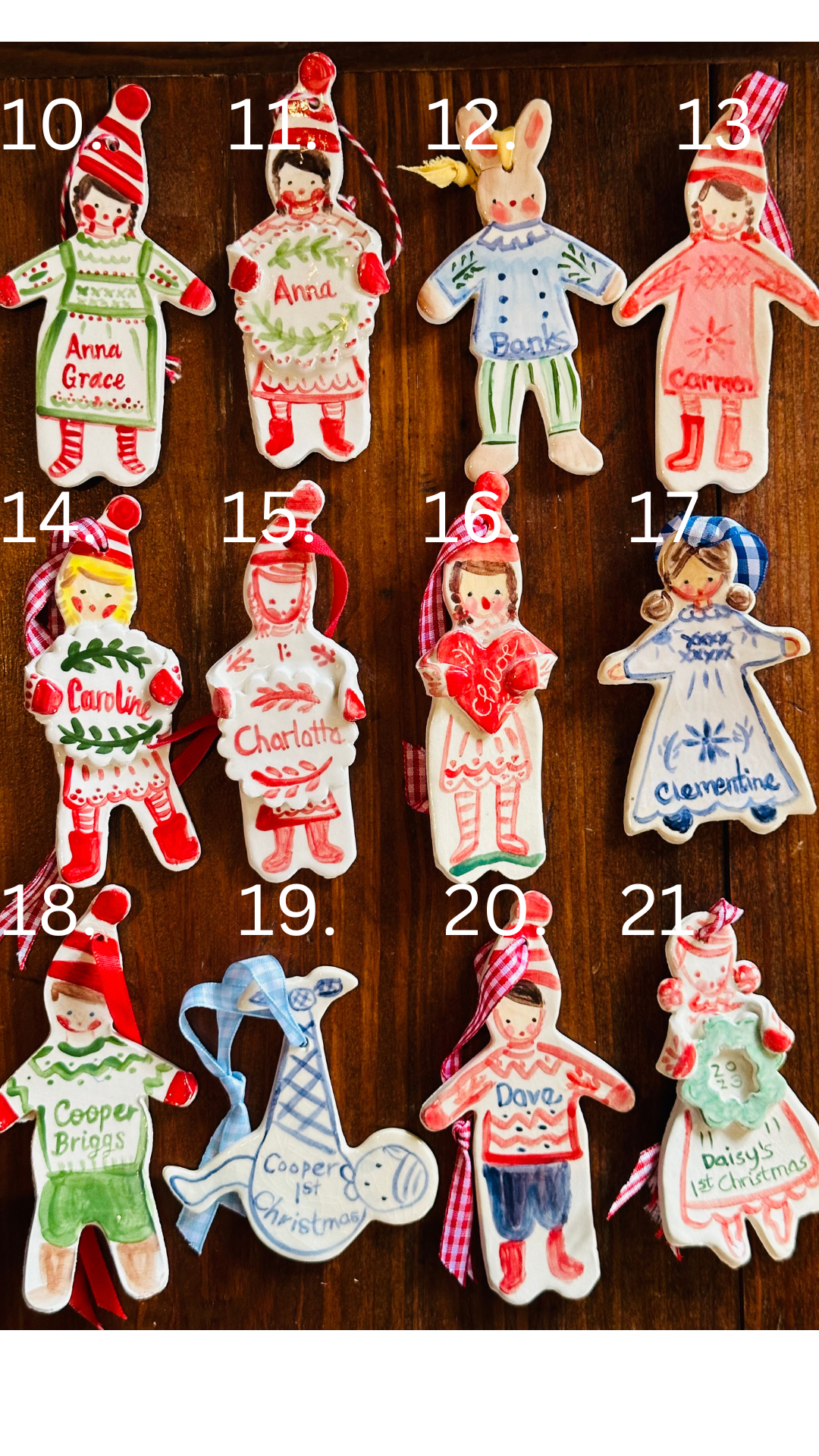 Seconds Ornaments - Premium  from Tricia Lowenfield Design 