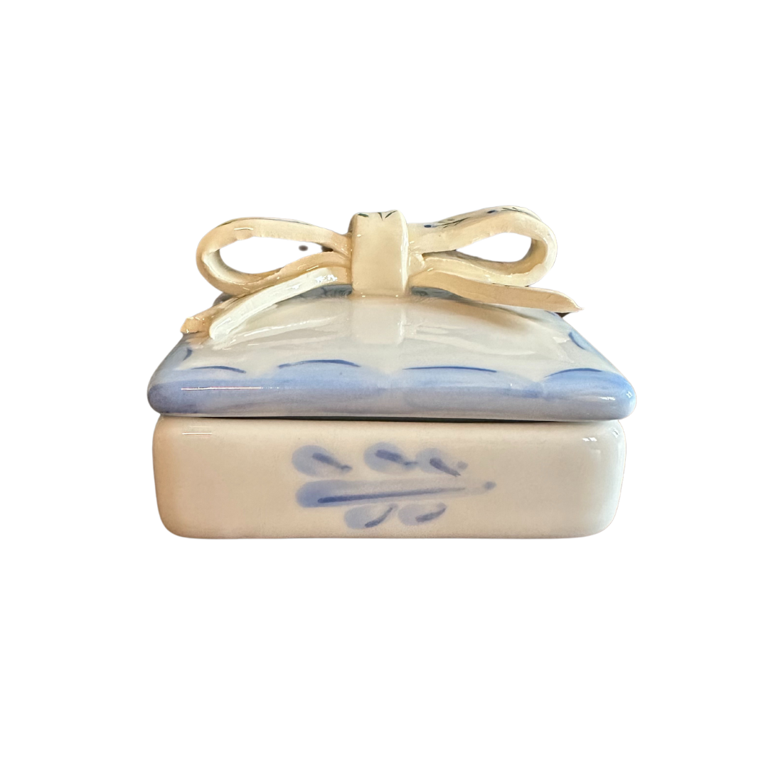 Small Trinket Box - Bow - Premium  from Tricia Lowenfield Design 