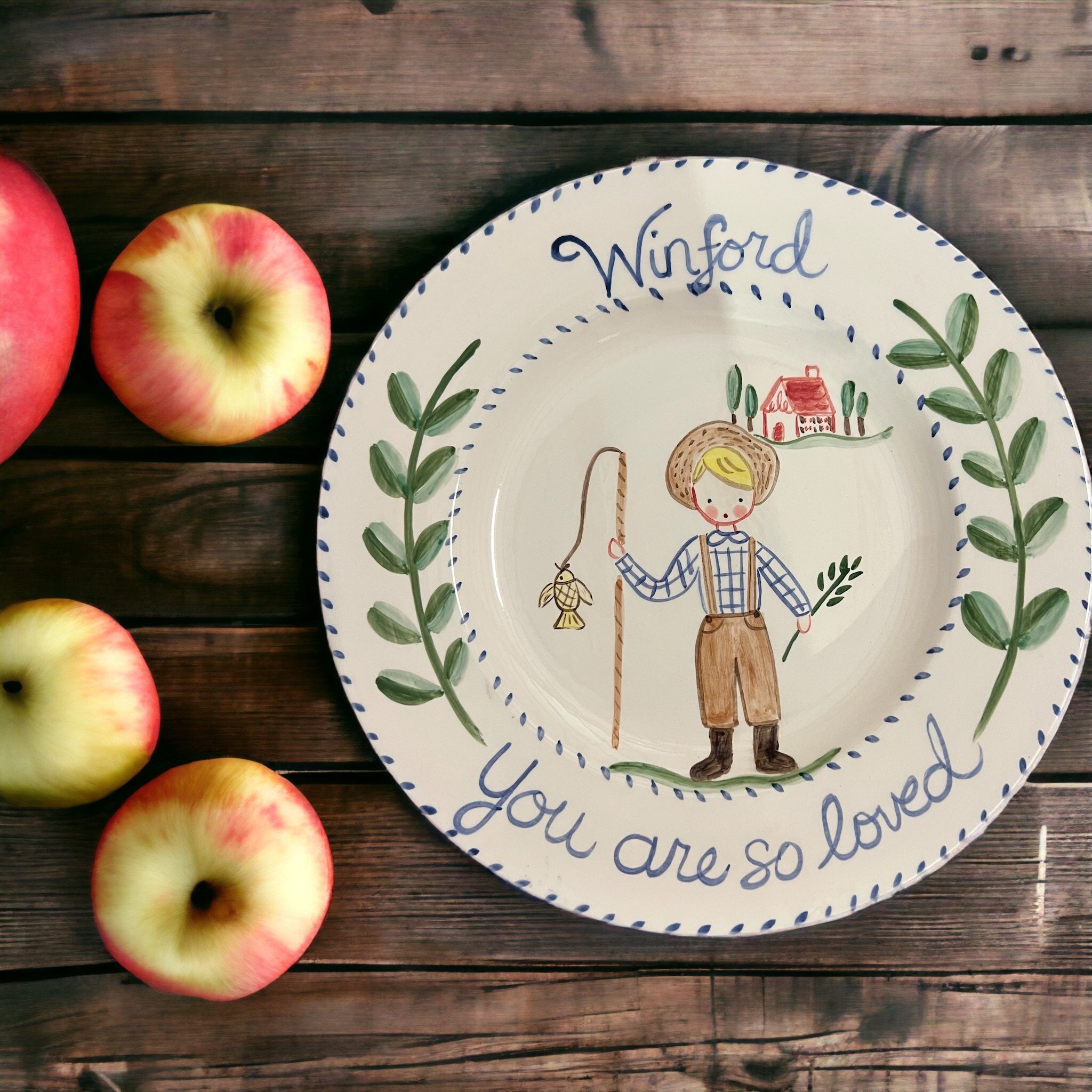 You are So Loved plate - Premium  from Tricia Lowenfield Shop 