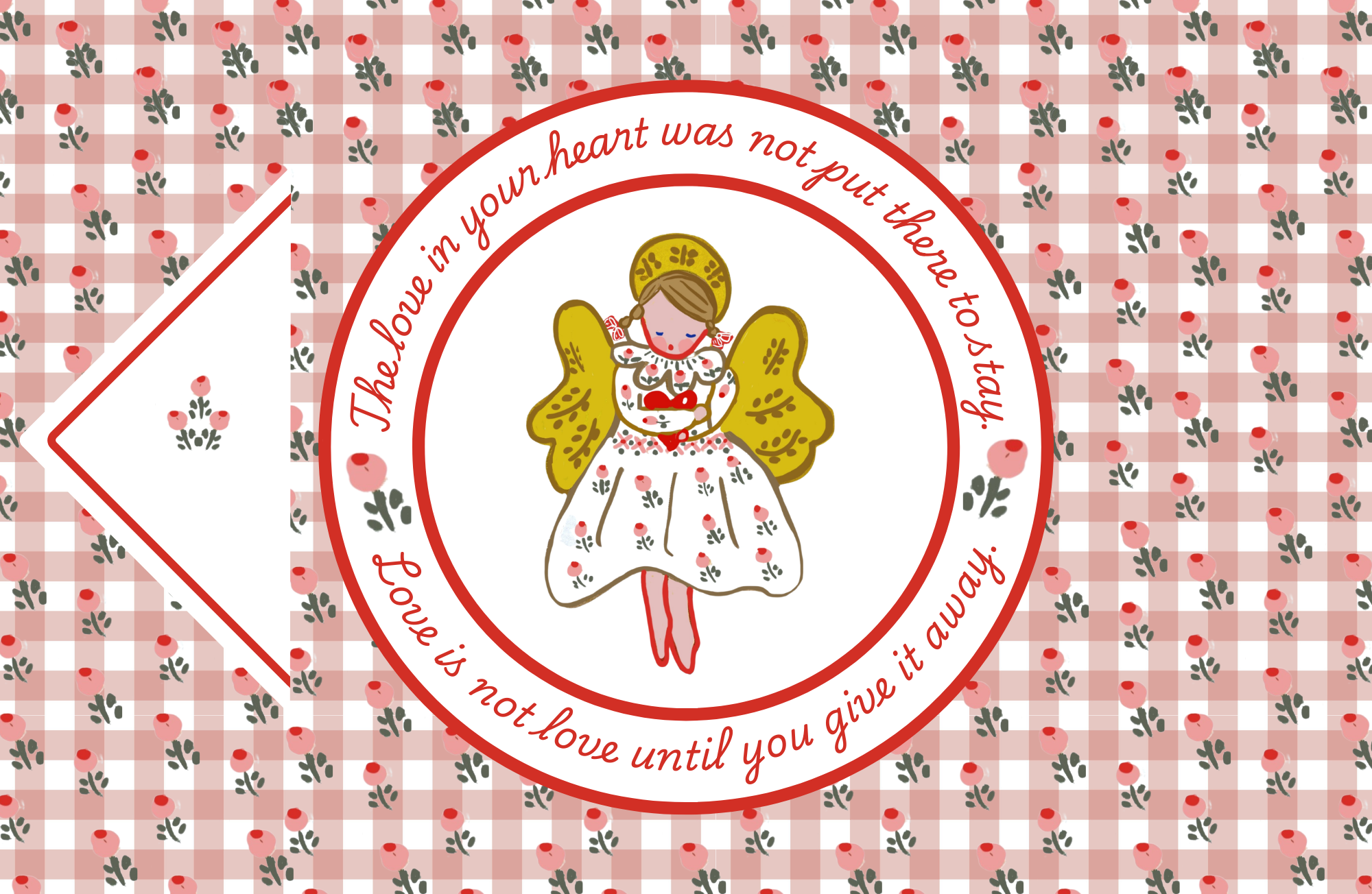 Texas in our Hearts Laminated Placemat - Benefitting Kerr County Flood relief efforts
