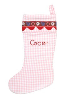 Gingham Stocking - Premium  from Tricia Lowenfield Design 