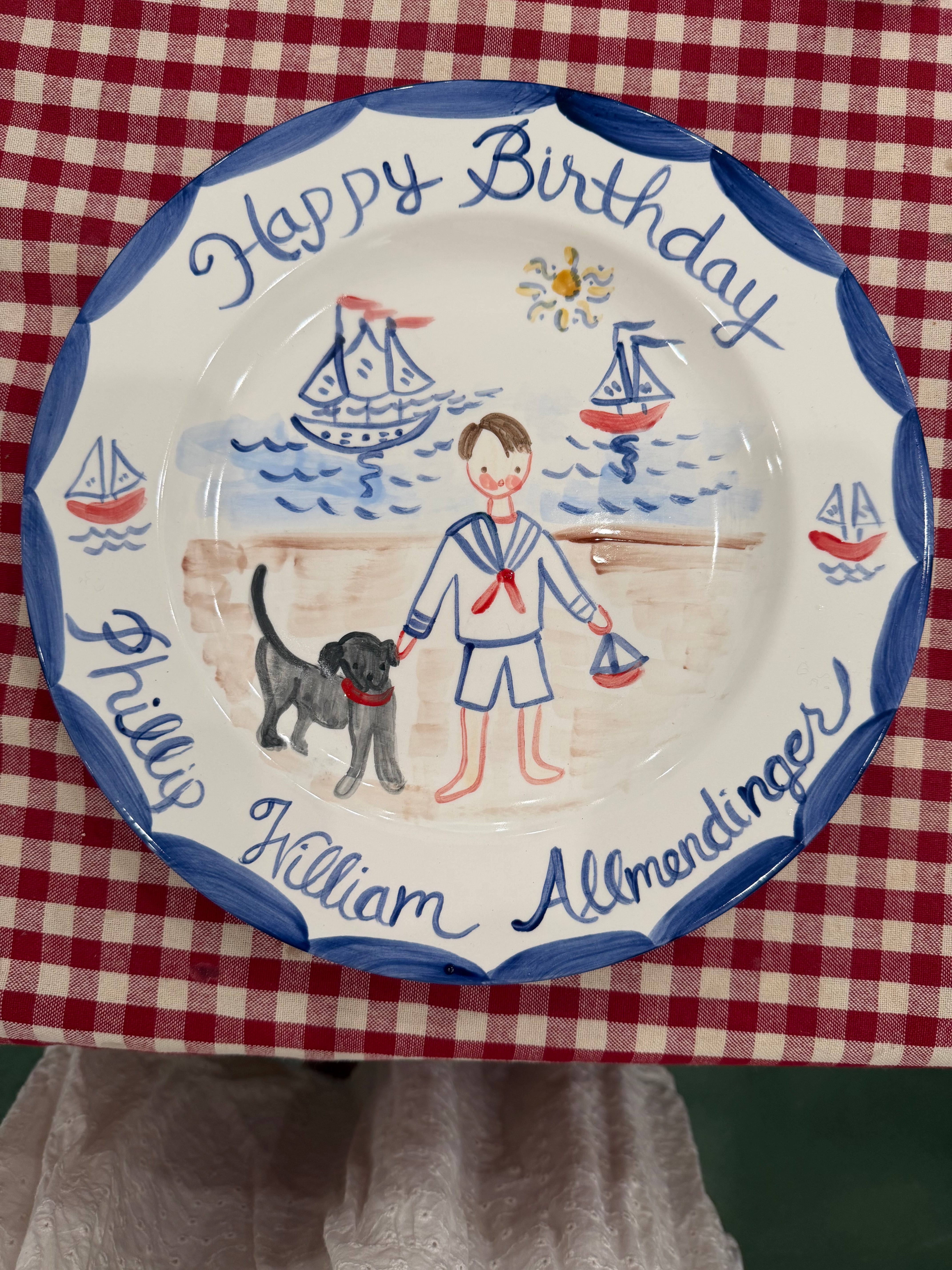 Phillip Birthday Plate