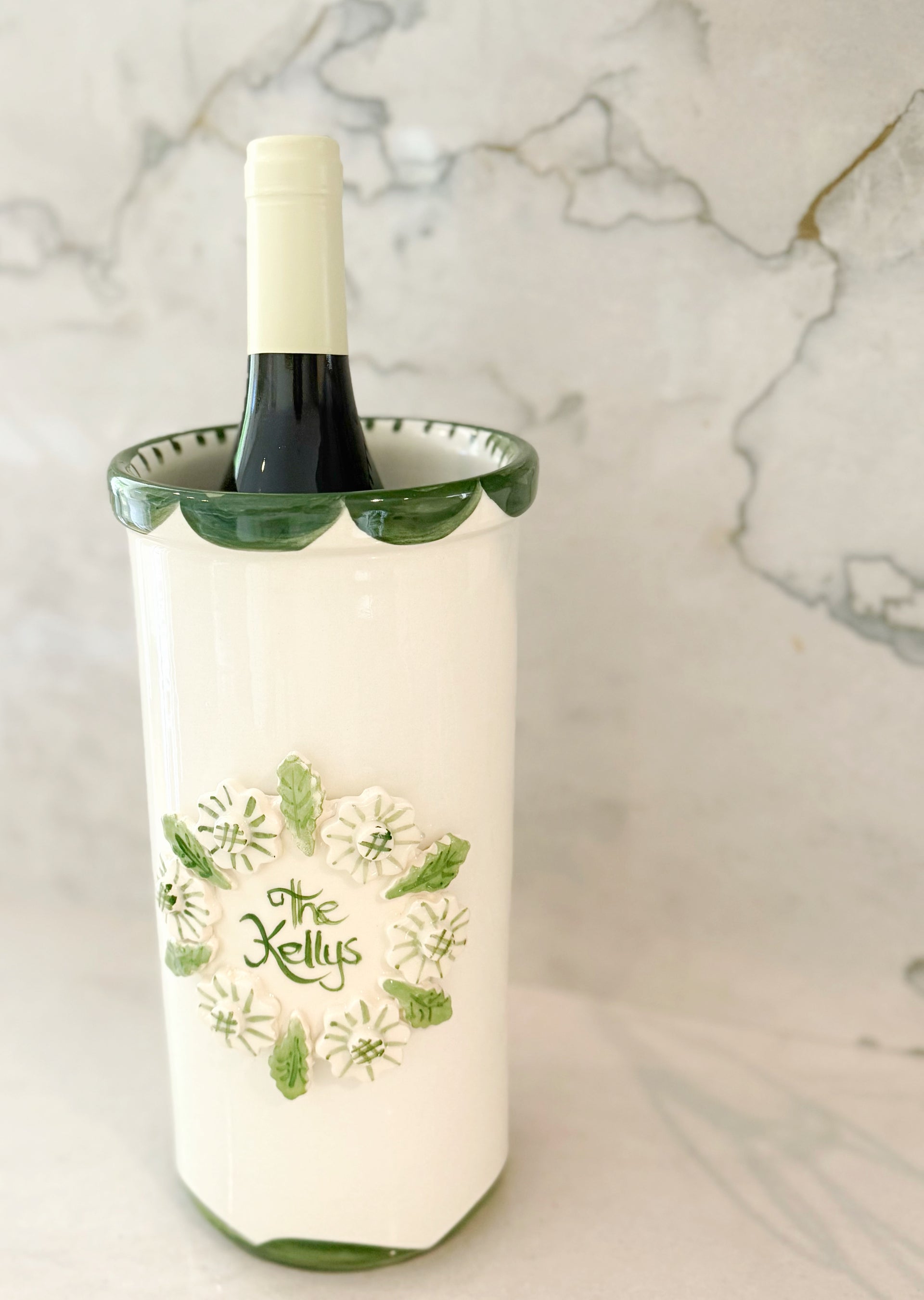 Personalized Utensil/Wine Holder