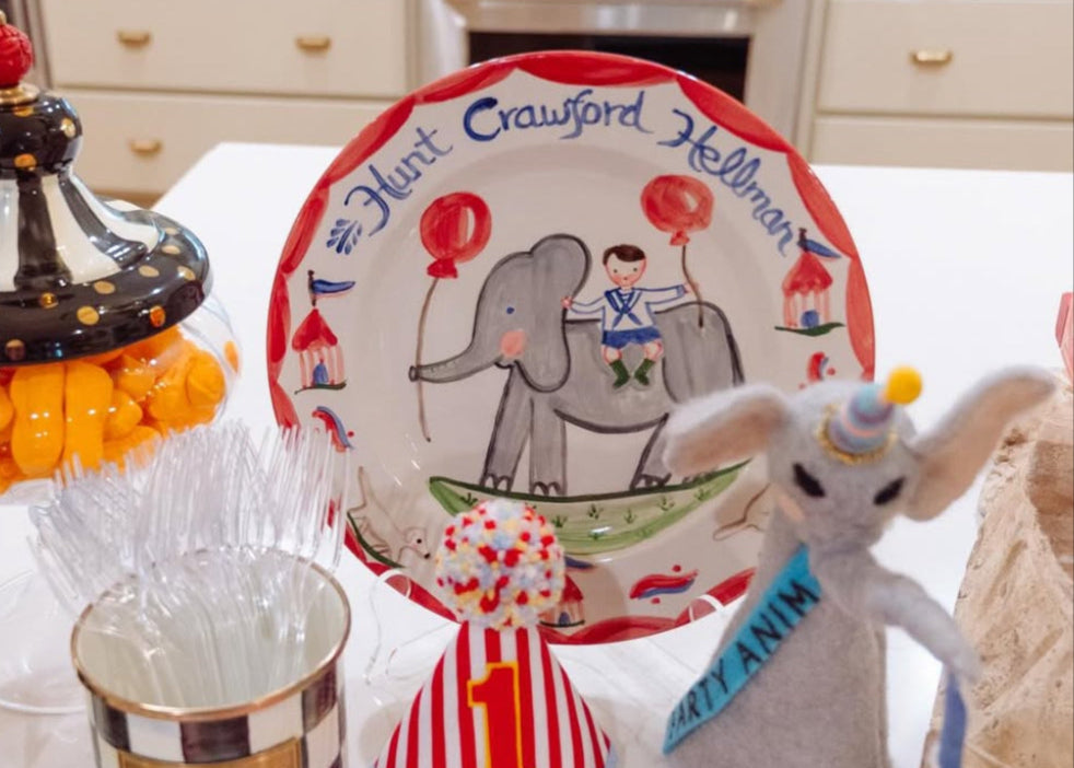 Hunt Birthday Plate