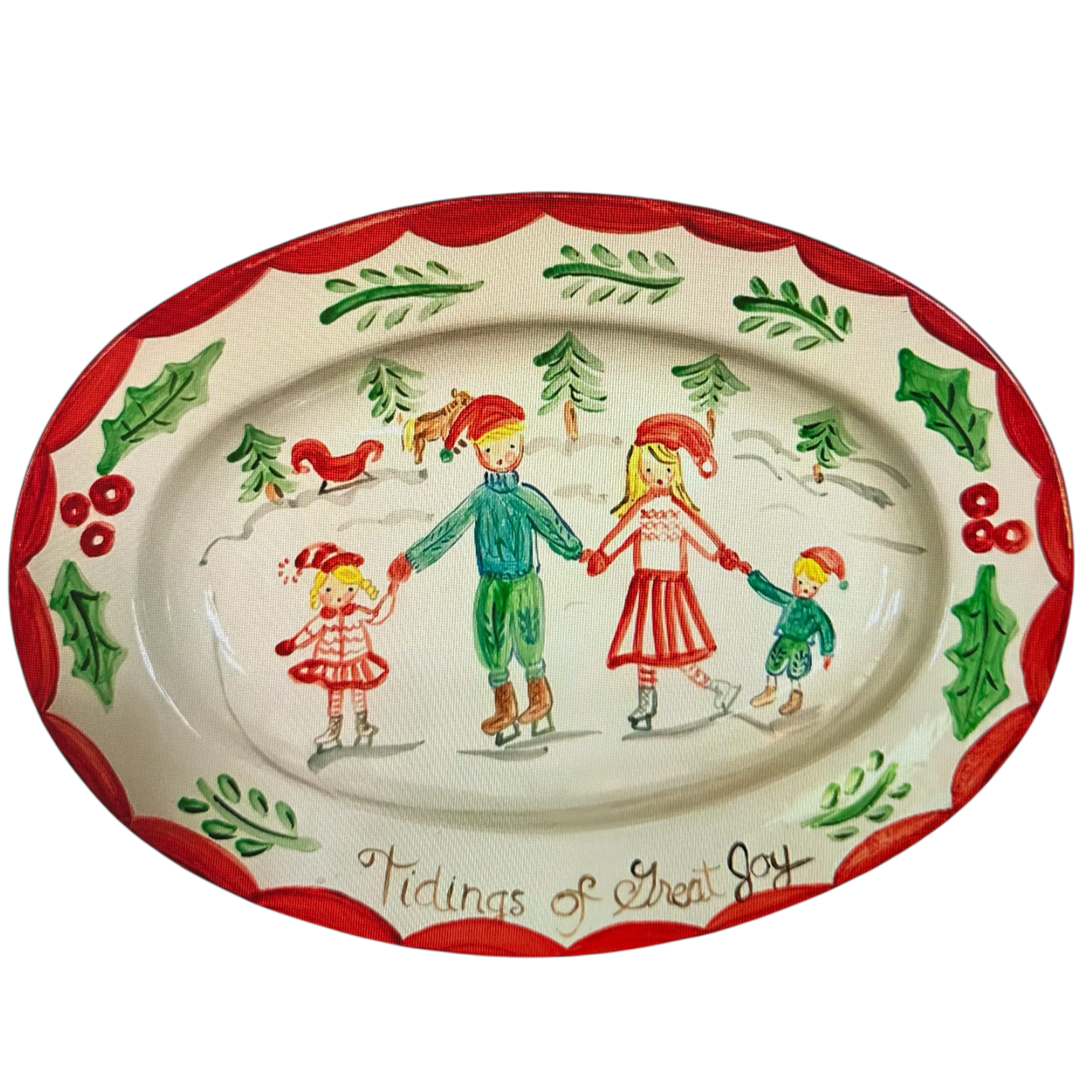 Tidings of Great Joy Platter