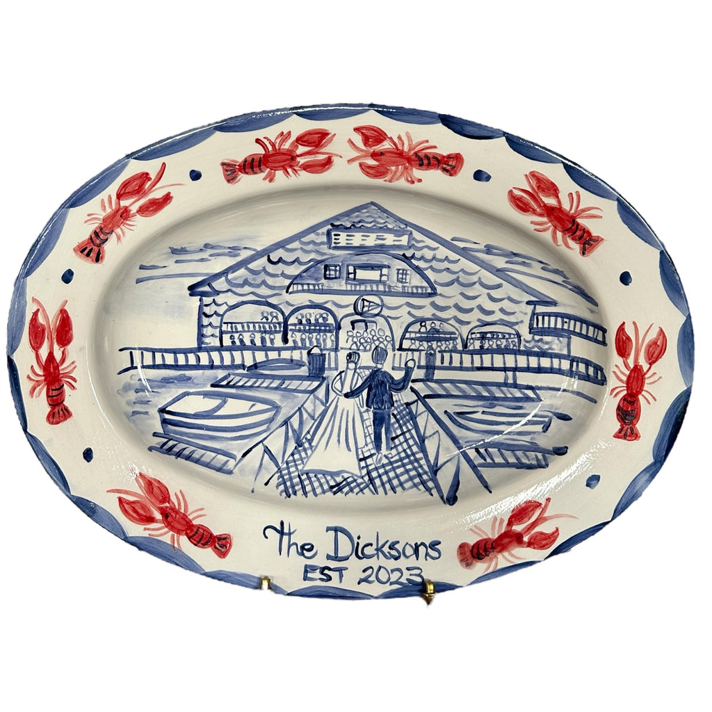 Large Custom Platter - Lobsters