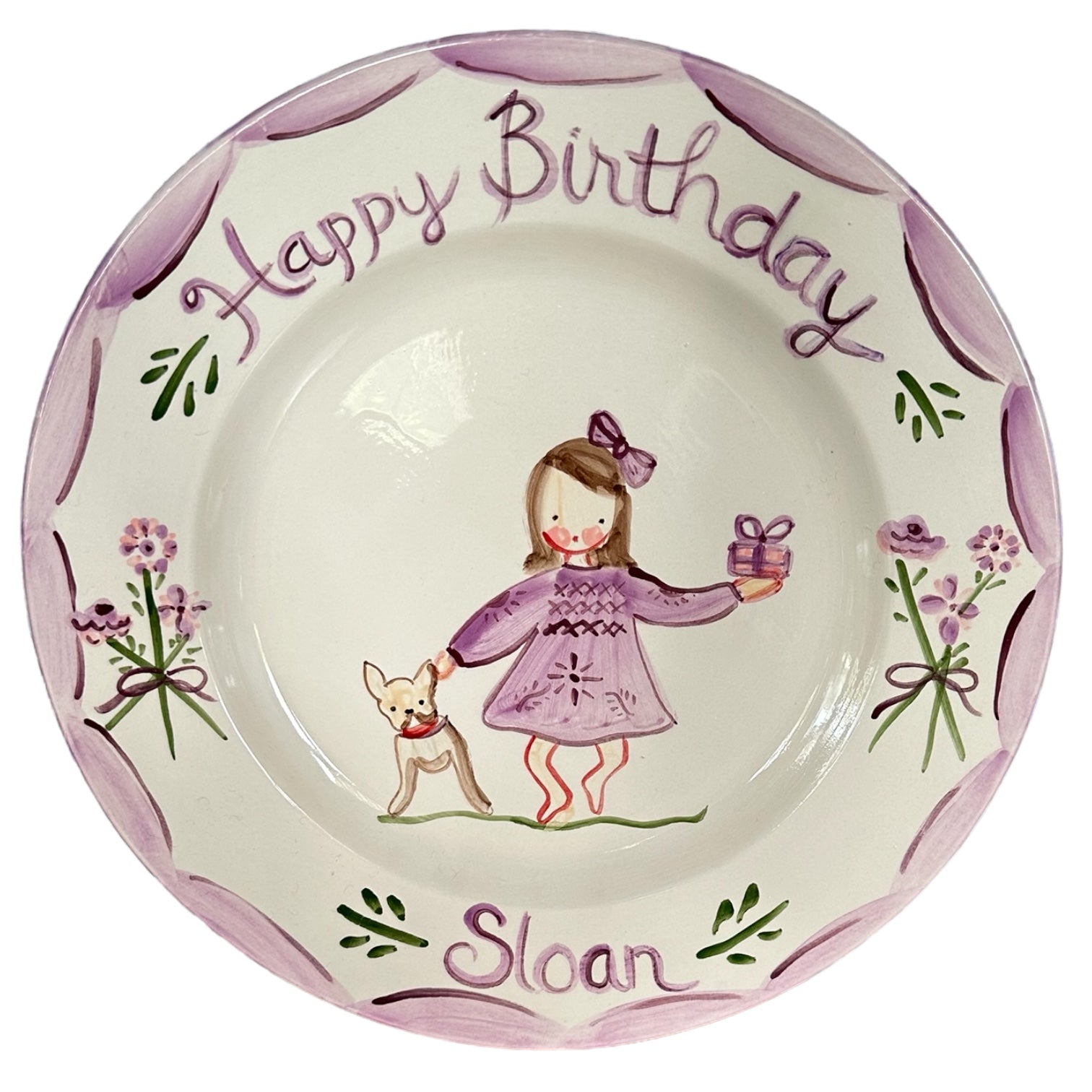Sloan Birthday Plate - Premium  from Tricia Lowenfield Shop 