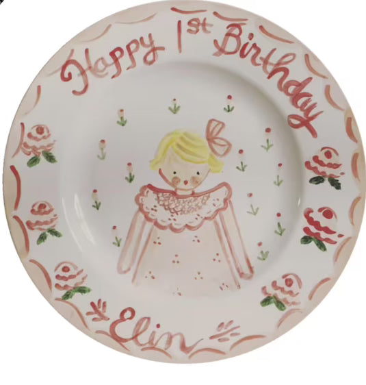 Elin Birthday Plate - Premium  from Tricia Lowenfield Shop 