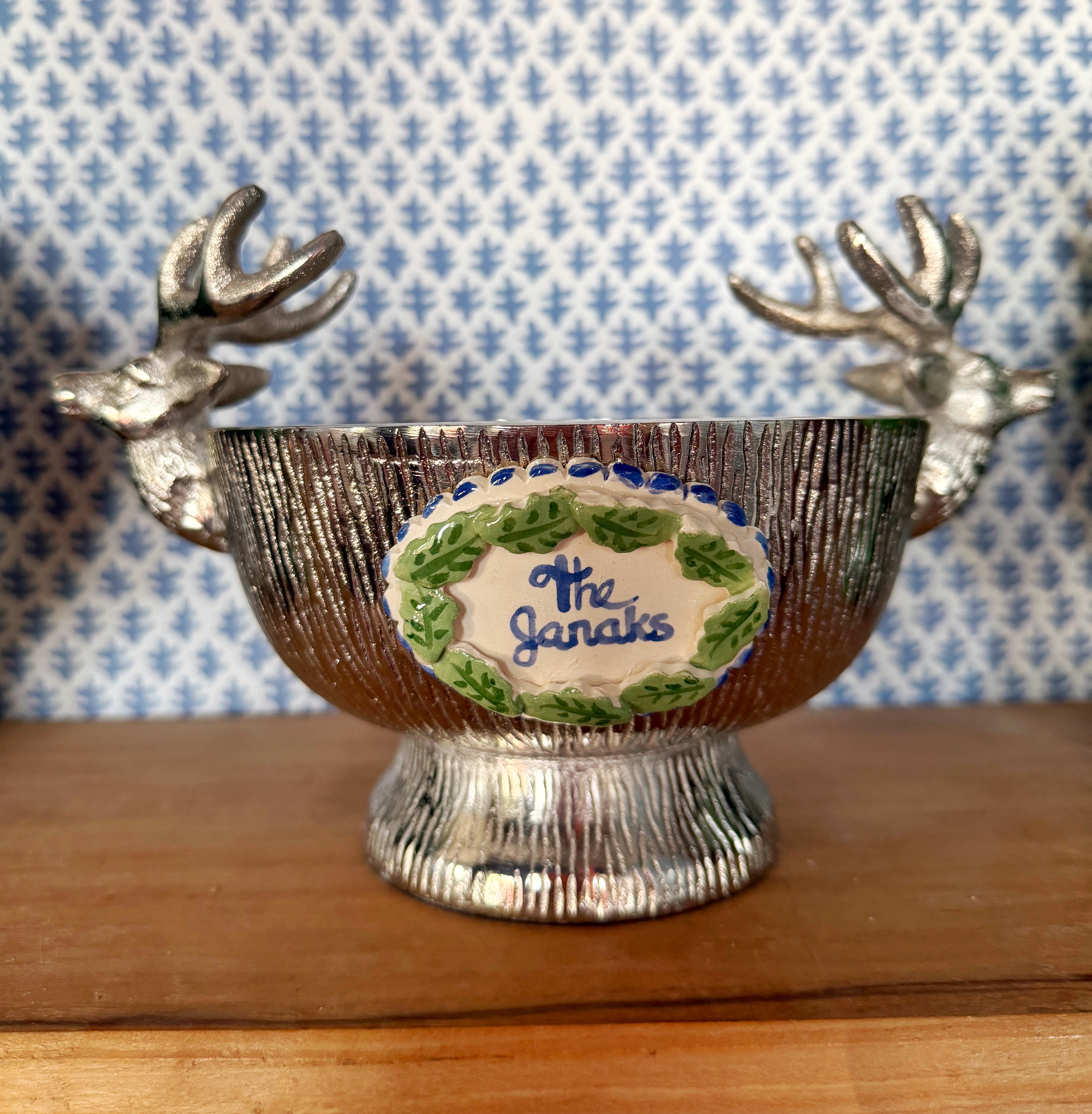 Pewter Stag Bowl