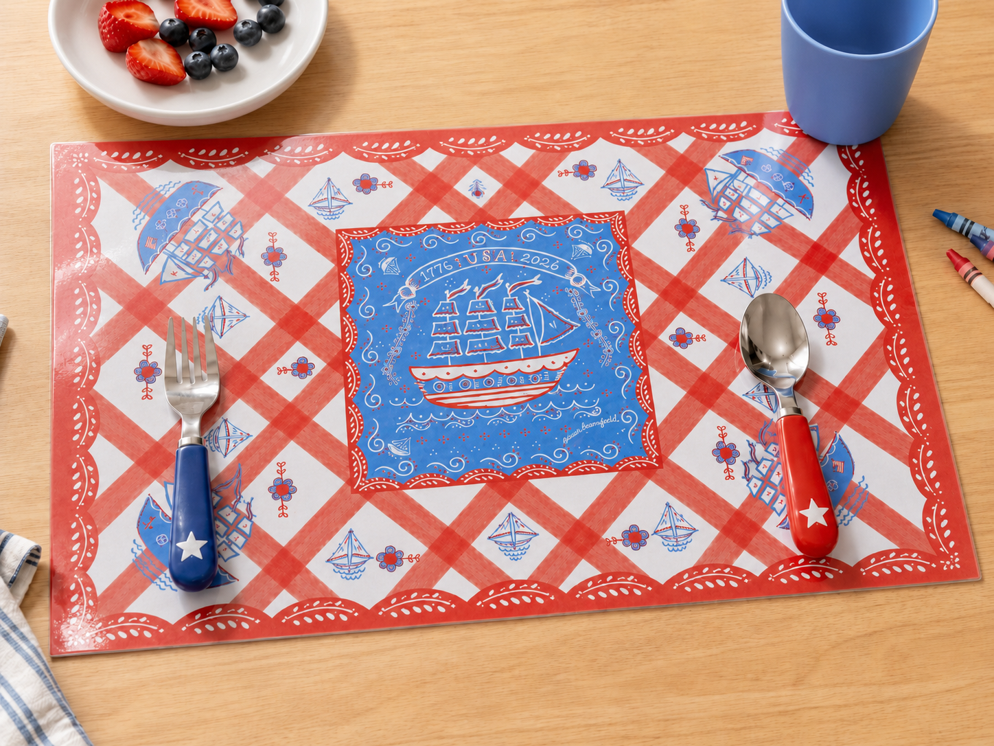 Laminated Placemat - America's 250th (not personalized!)