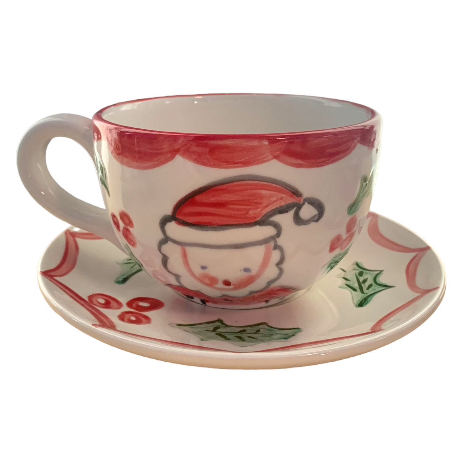 Santa's Milk Tea Cup and Saucer