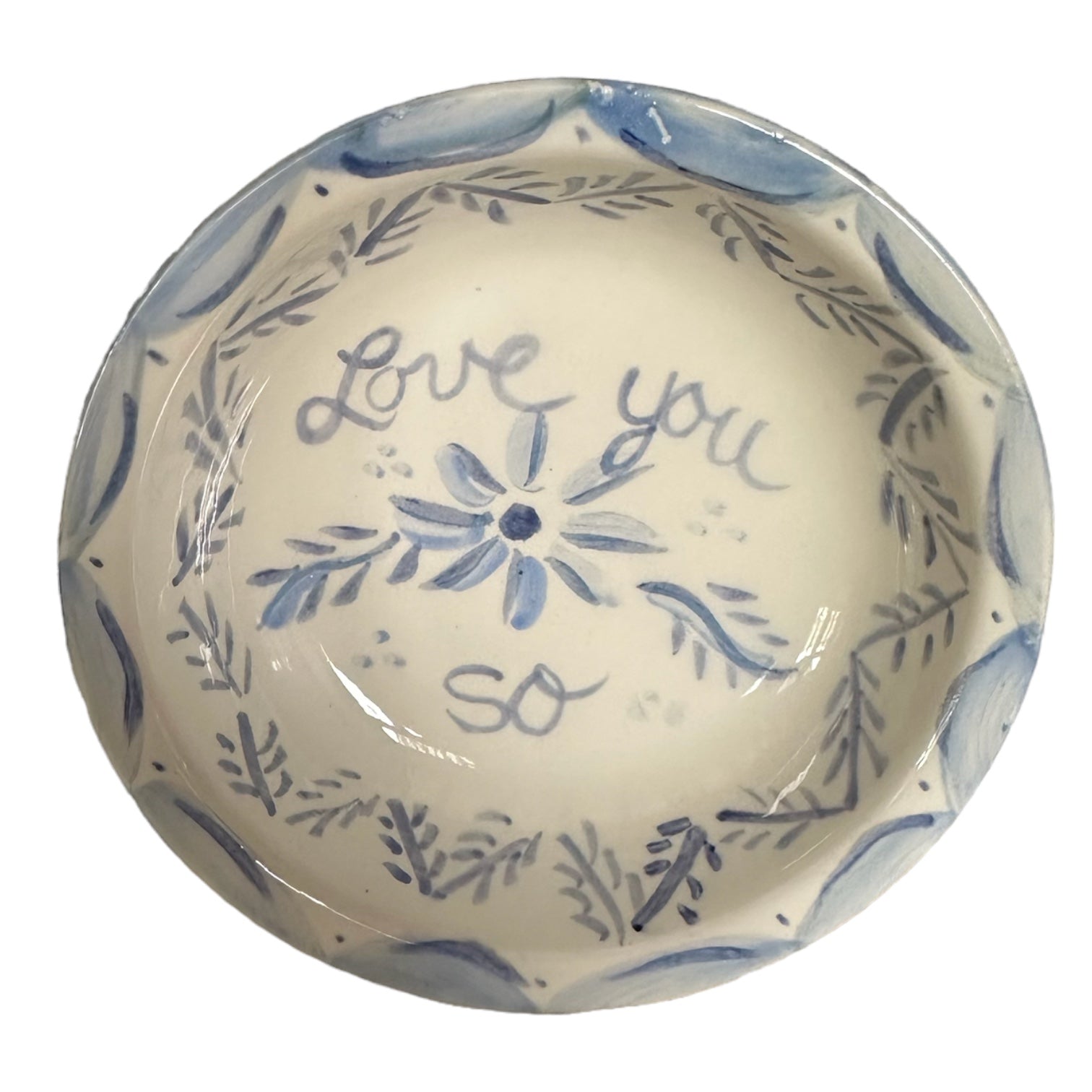 Small Personalized Bowl - Premium plate from Tricia Lowenfield Design 