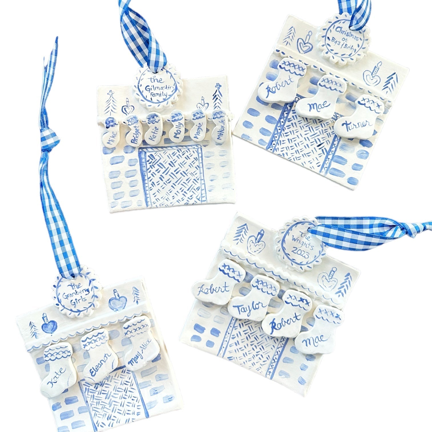 Fireplace Ornament (full color) - Premium  from Tricia Lowenfield Design 