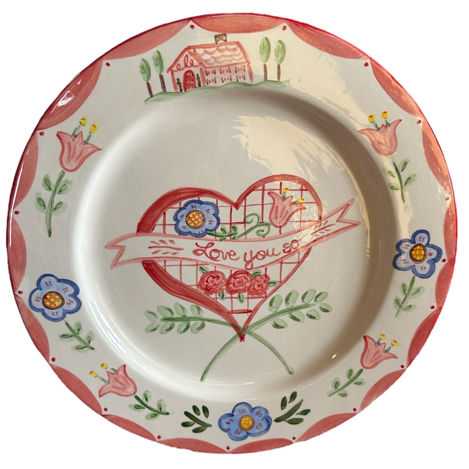 Love You So Platter - Premium Platter from Tricia Lowenfield Design 