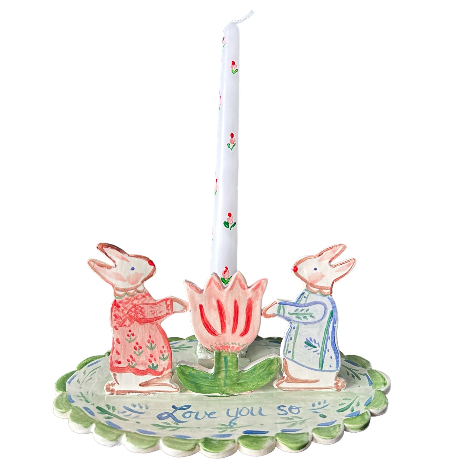 Easter Candlestick Holder - Premium Cake Topper from Tricia Lowenfield Design 