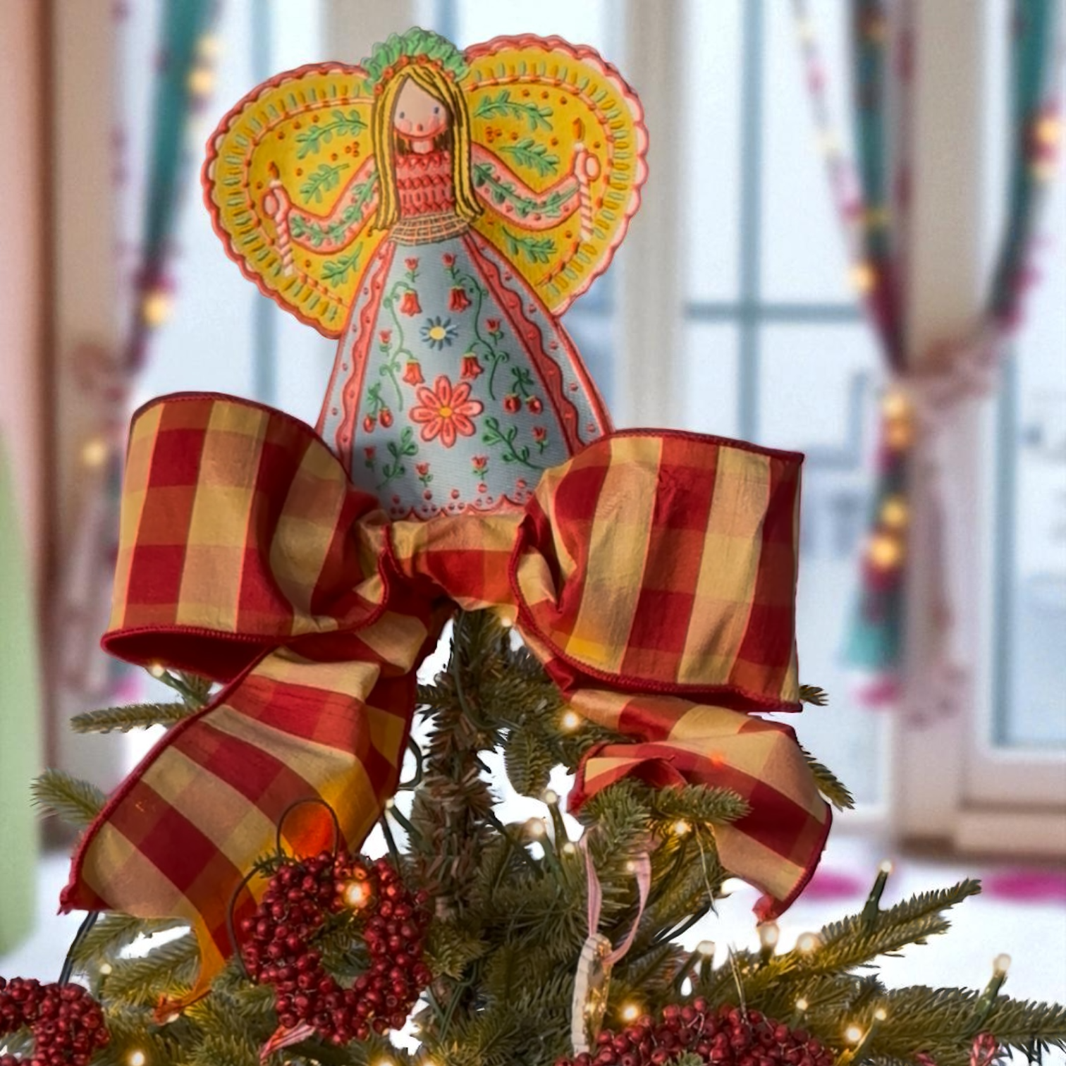 Angel Christmas Tree Topper (SHIPS IMMEDIATELY)