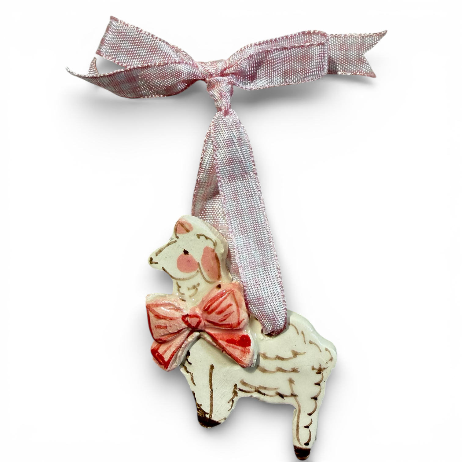 Easter ornament - Pink Lamb