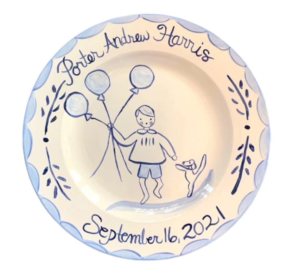Porter Birthday Plate