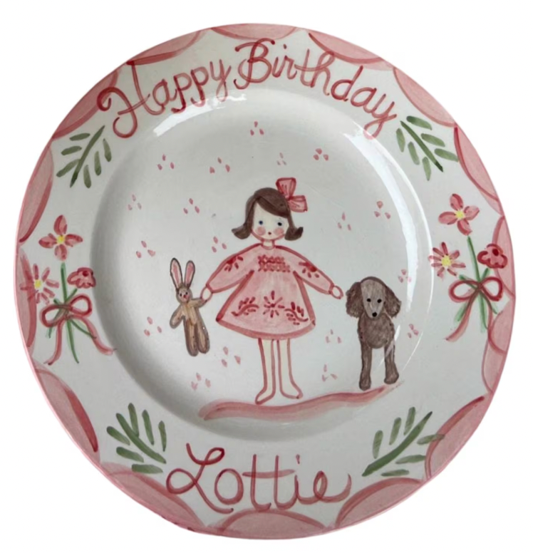 Lottie Birthday Plate