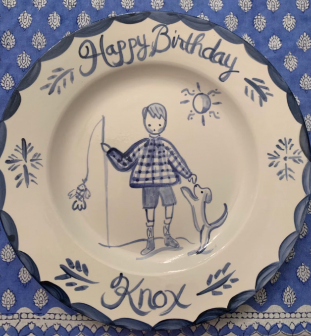 Knox Birthday Plate