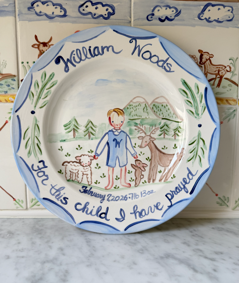 For This Child I Have Prayed Plate