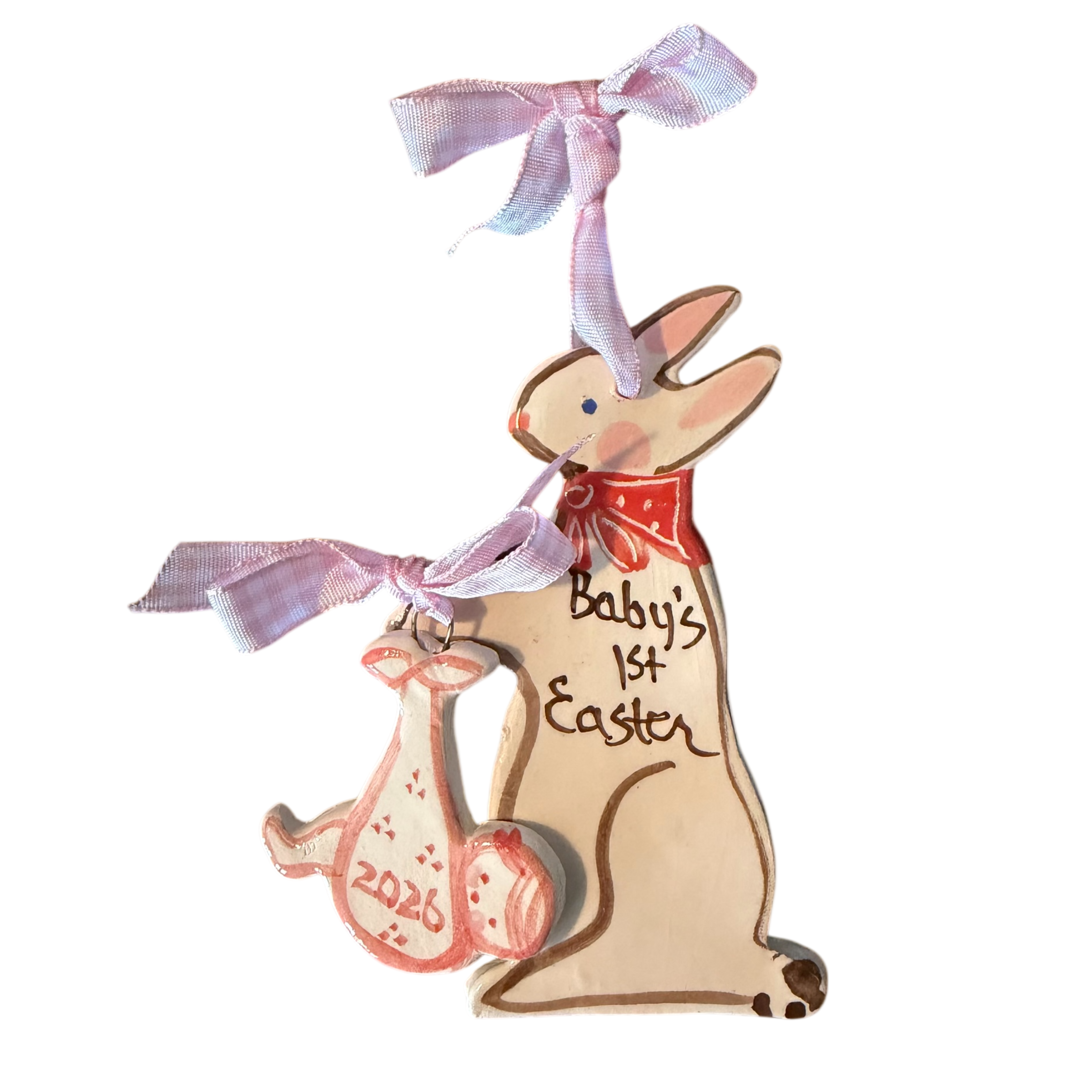 Baby's First Easter ornament - Pink