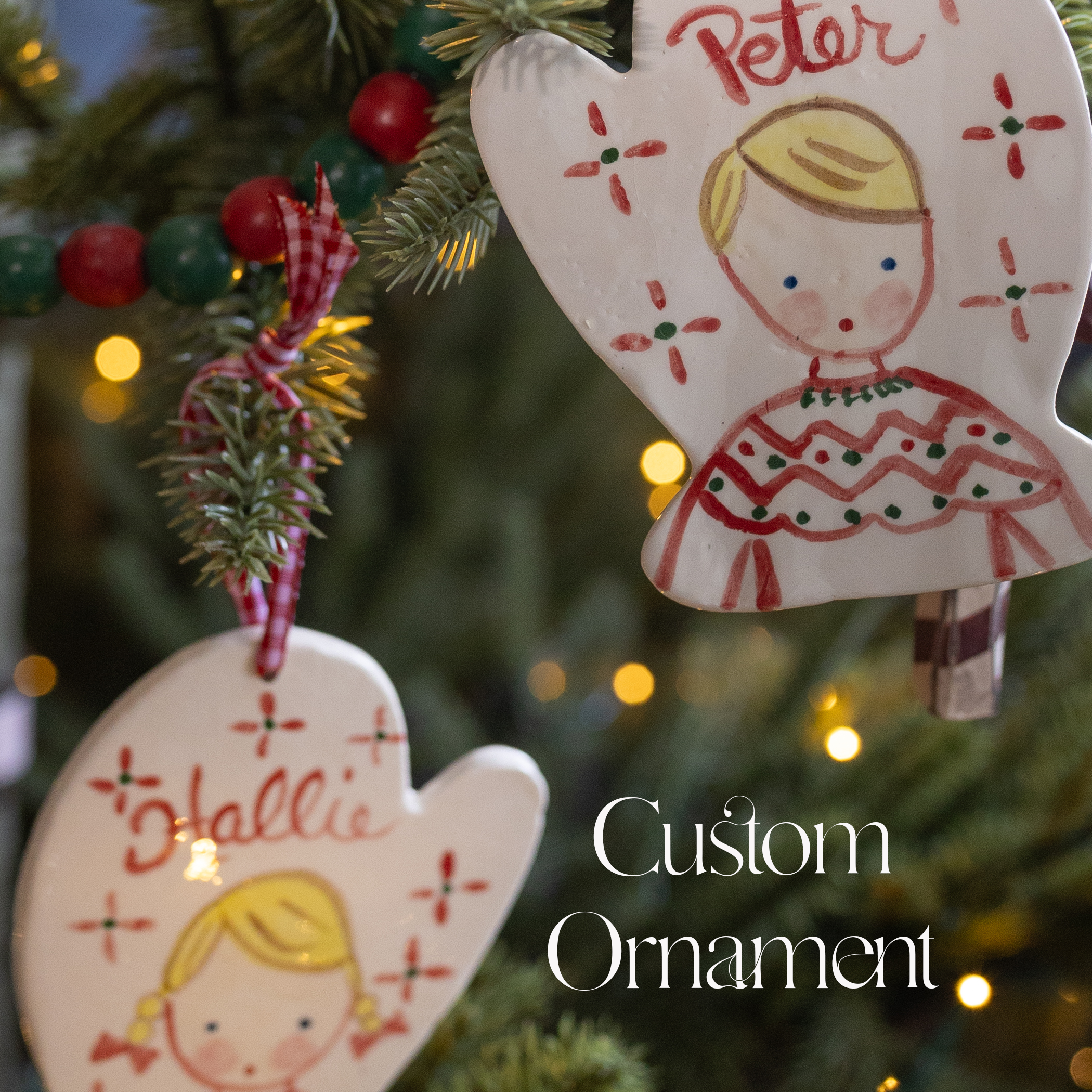 Baby's First Christmas Ornament - Custom Order - Premium  from Tricia Lowenfield Design 