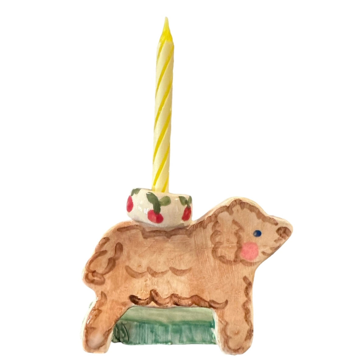 Cake Topper - Curly Dog - Premium Cake Topper from Tricia Lowenfield Design 