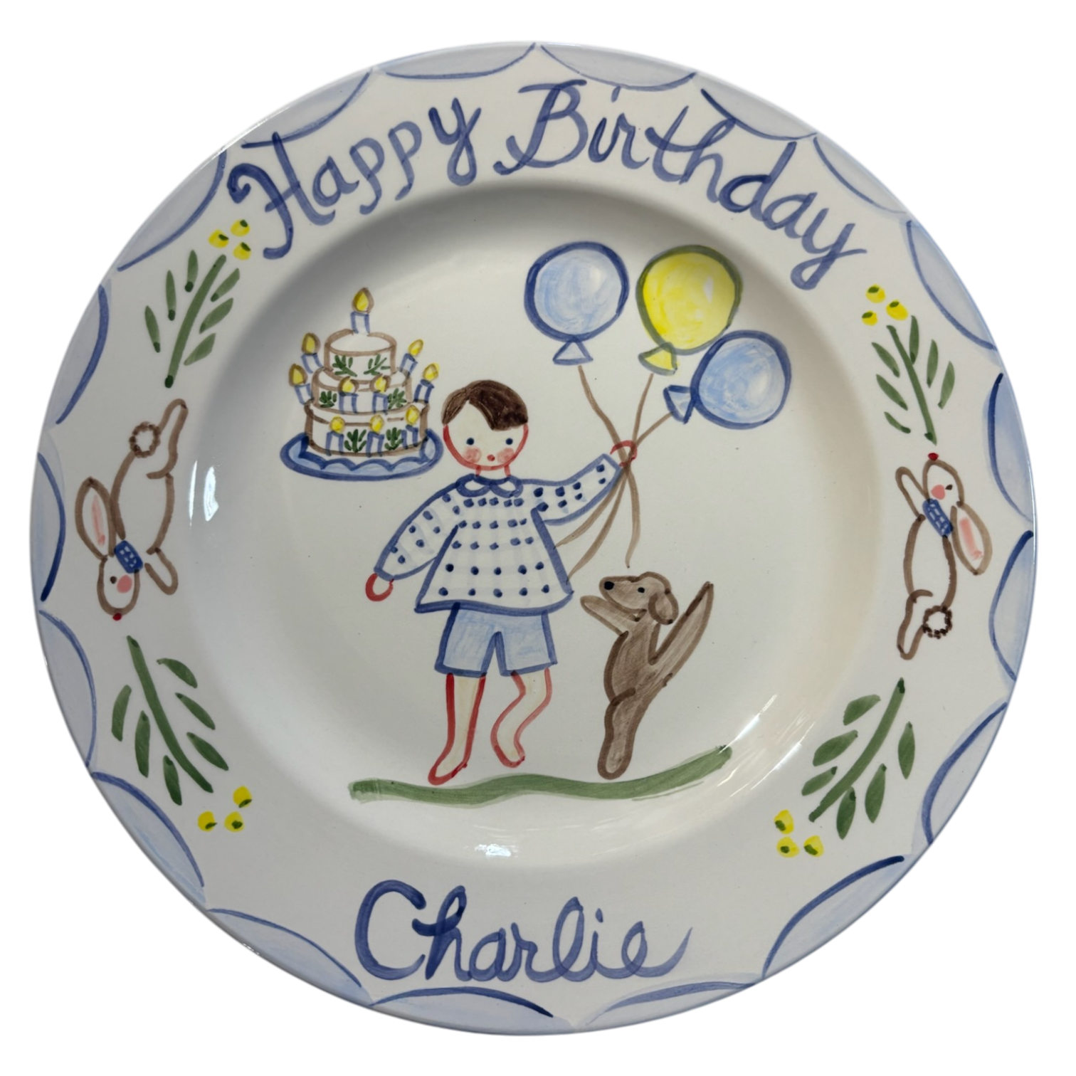 Charlie Birthday Plate