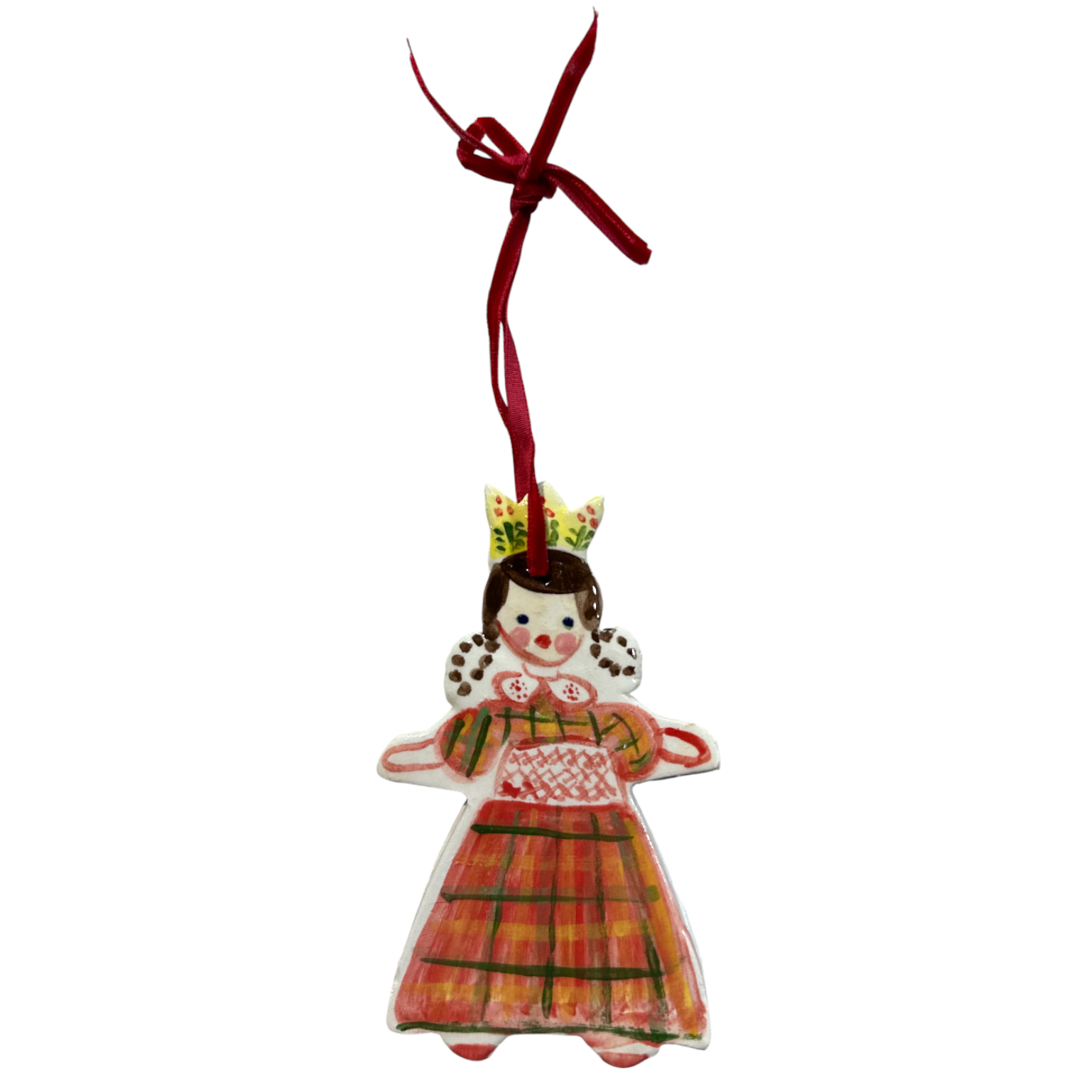 Christmas Ornament - Tartan dress