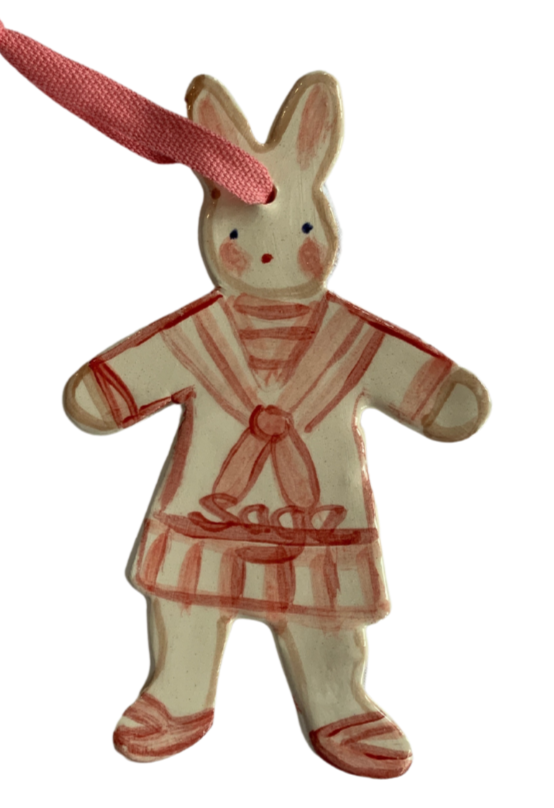 Sailor Girl Bunny Ornament