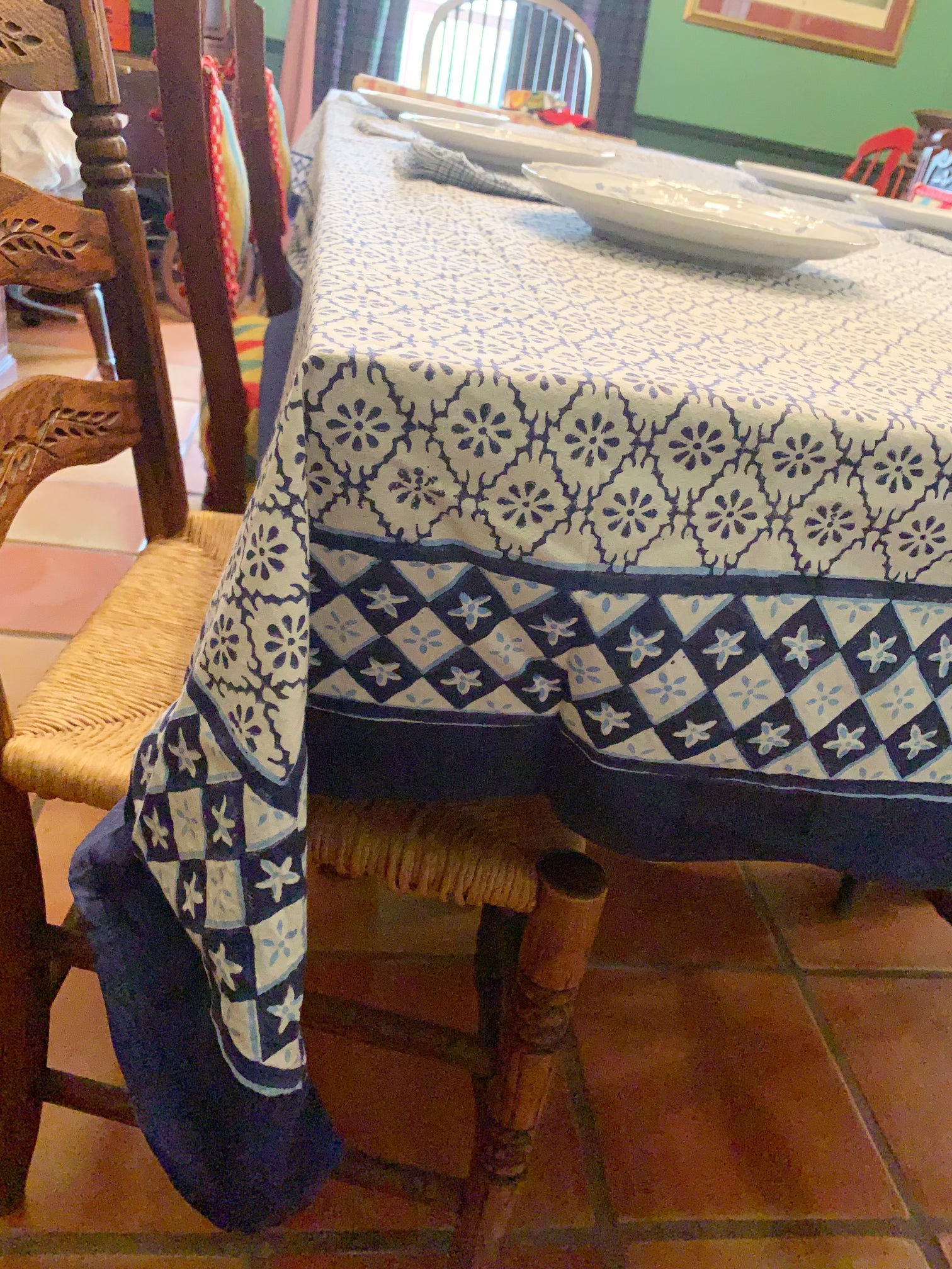 Hand Blockprint Tablecloths