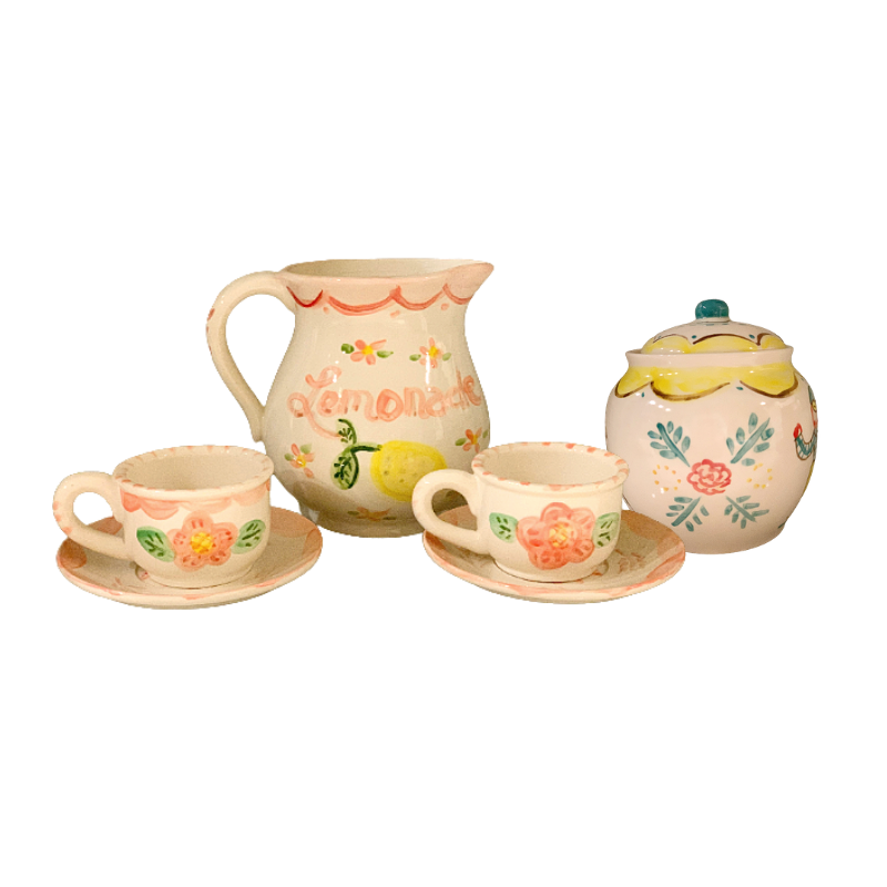 Child's Lemonade Set with Honey Pot