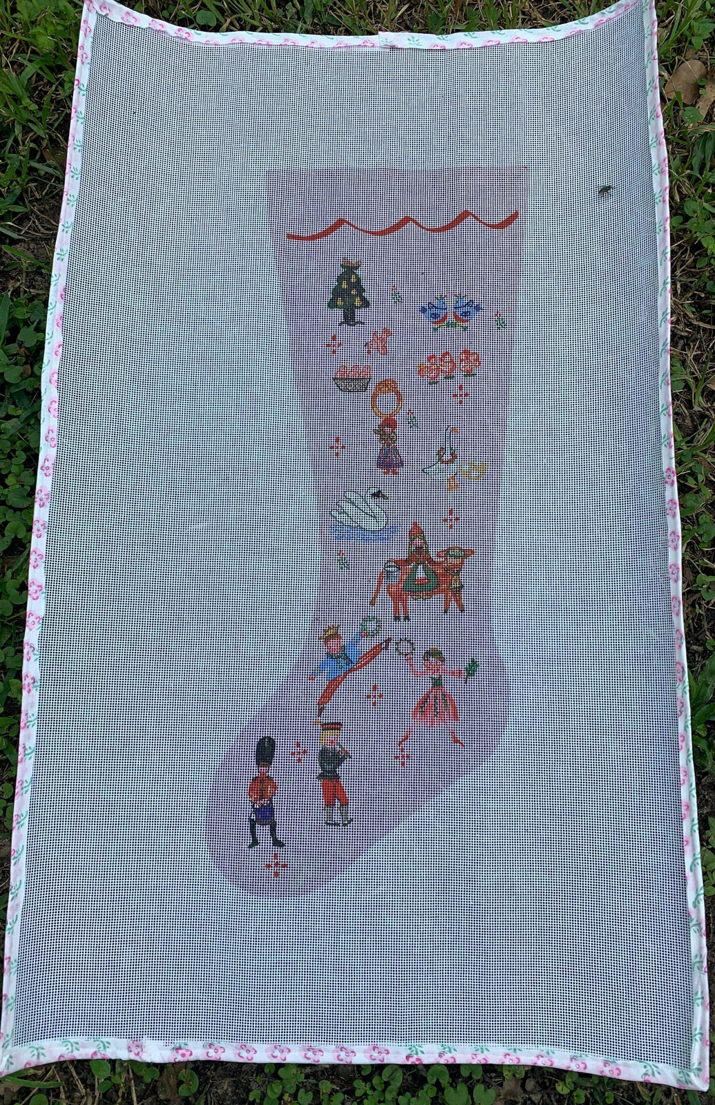 Twelve Days Needlepoint Christmas Stocking Canvas