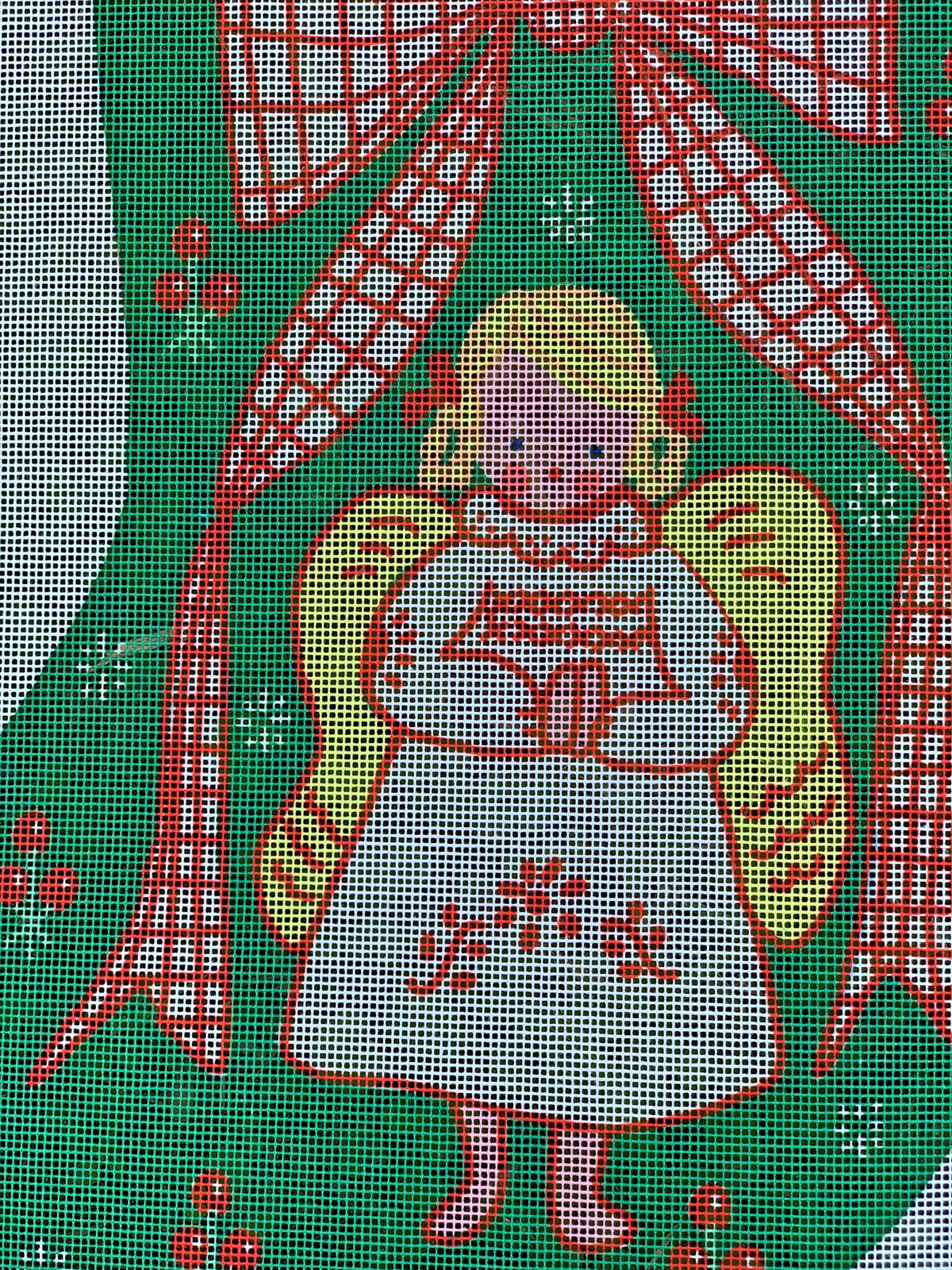 Girl Angel Needlepoint Christmas Stocking Canvas