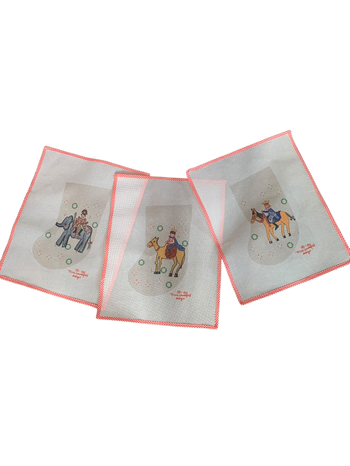 3 Kings Needlepoint Christmas Stocking Canvas