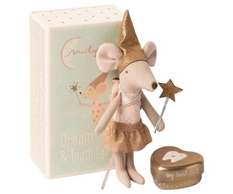 Maileg Tooth Fairy Mouse- Big Sister with Metal Box - Premium  from Tricia Lowenfield Design 
