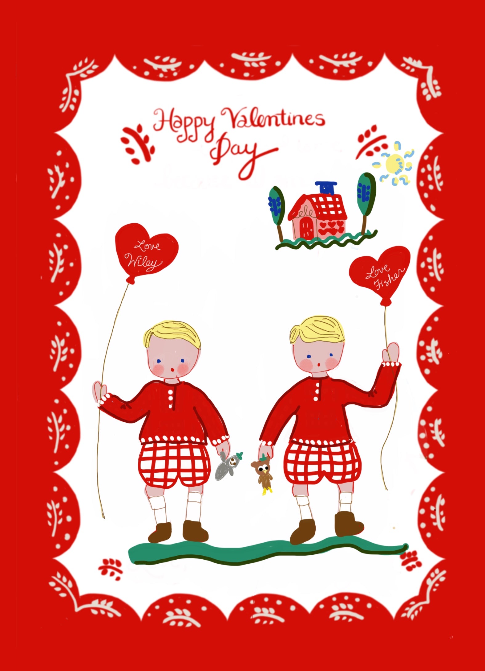 Valentines Cards- Multiple Children