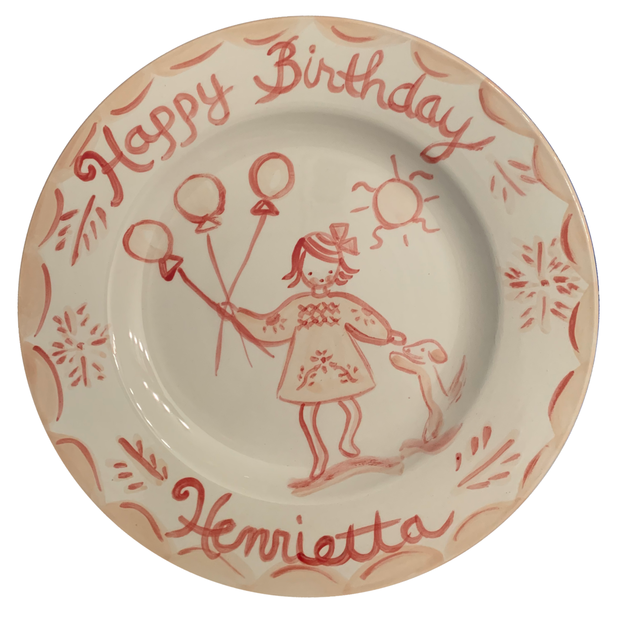 Henrietta Birthday Plate - Premium  from Tricia Lowenfield Shop 