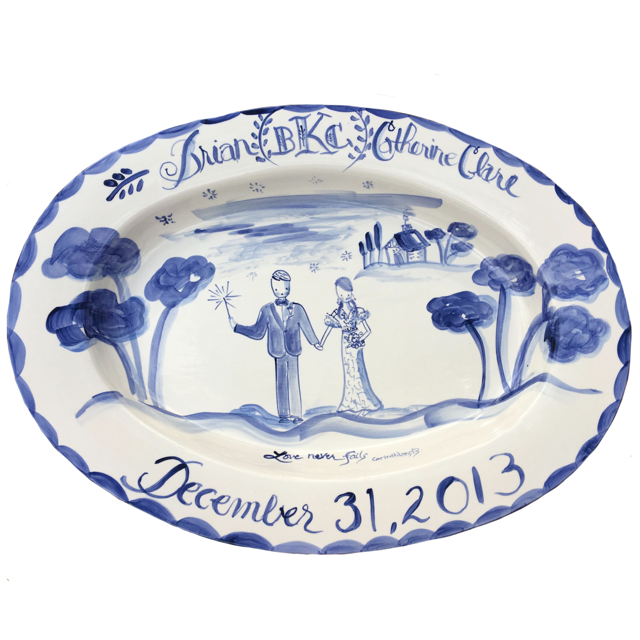 Large Custom Platter - Wedding