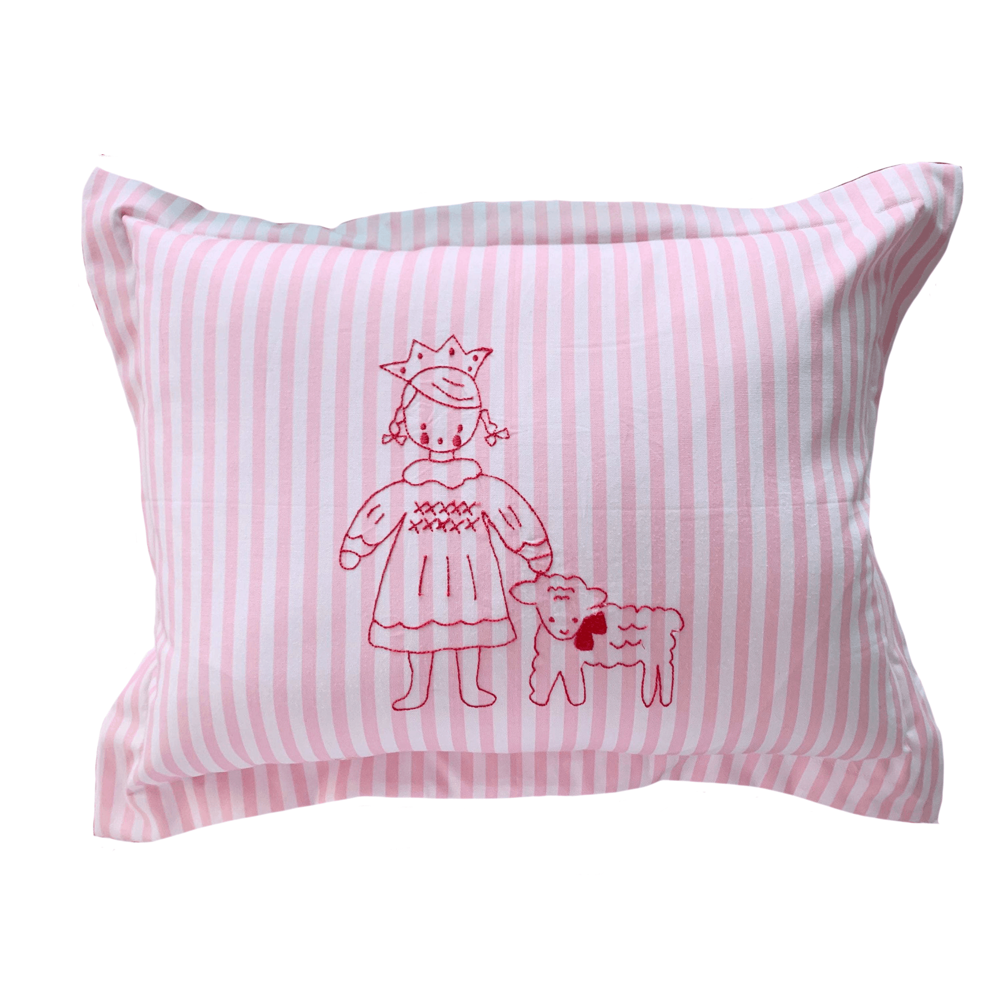 Pink Stripe Pillow