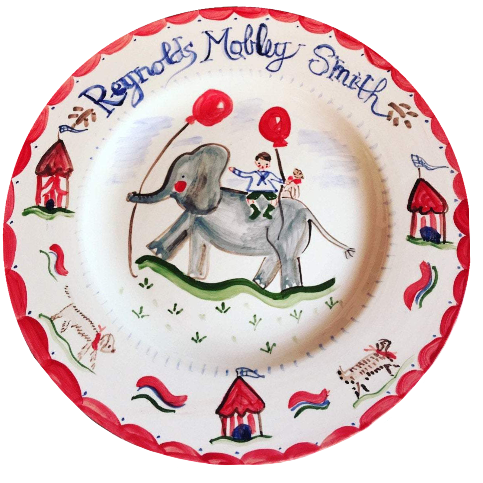 Hunt Birthday Plate