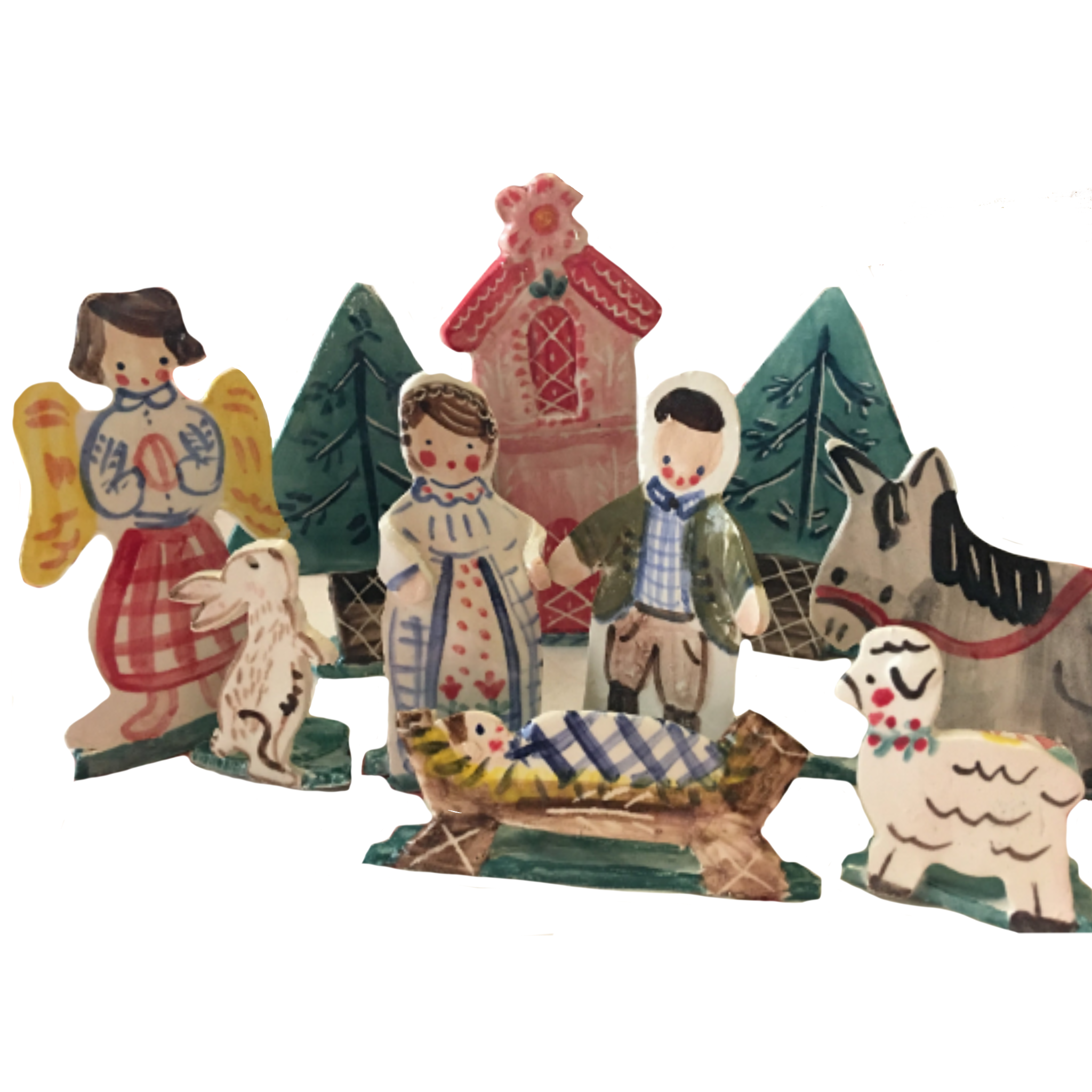 Ceramic Nativity - Tricia Lowenfield Design