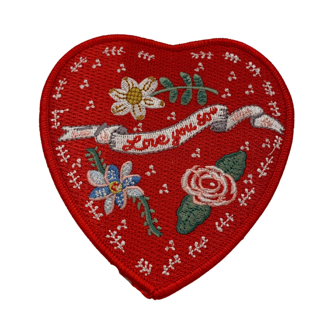 Love You So Heart Patch - Premium  from Tricia Lowenfield Design 